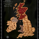 Illustration for article titled A collection of gorgeous world maps made out of local foods
